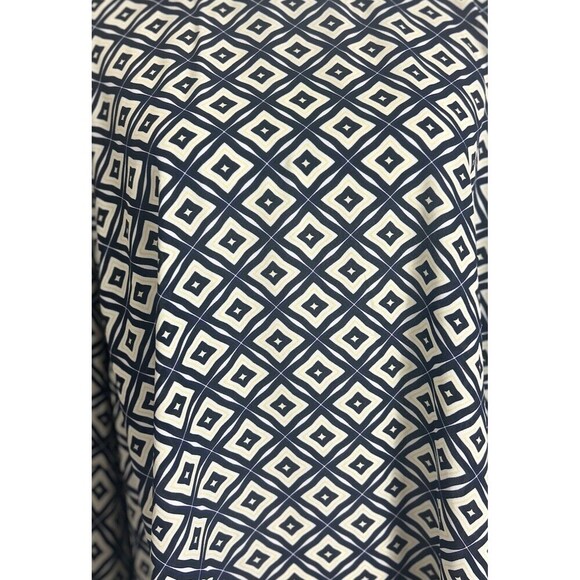 Kasper Multicolor Geo Print Flared Bell Sleeve Pullover Blouse Plus Size 3X - Picture 7 of 8